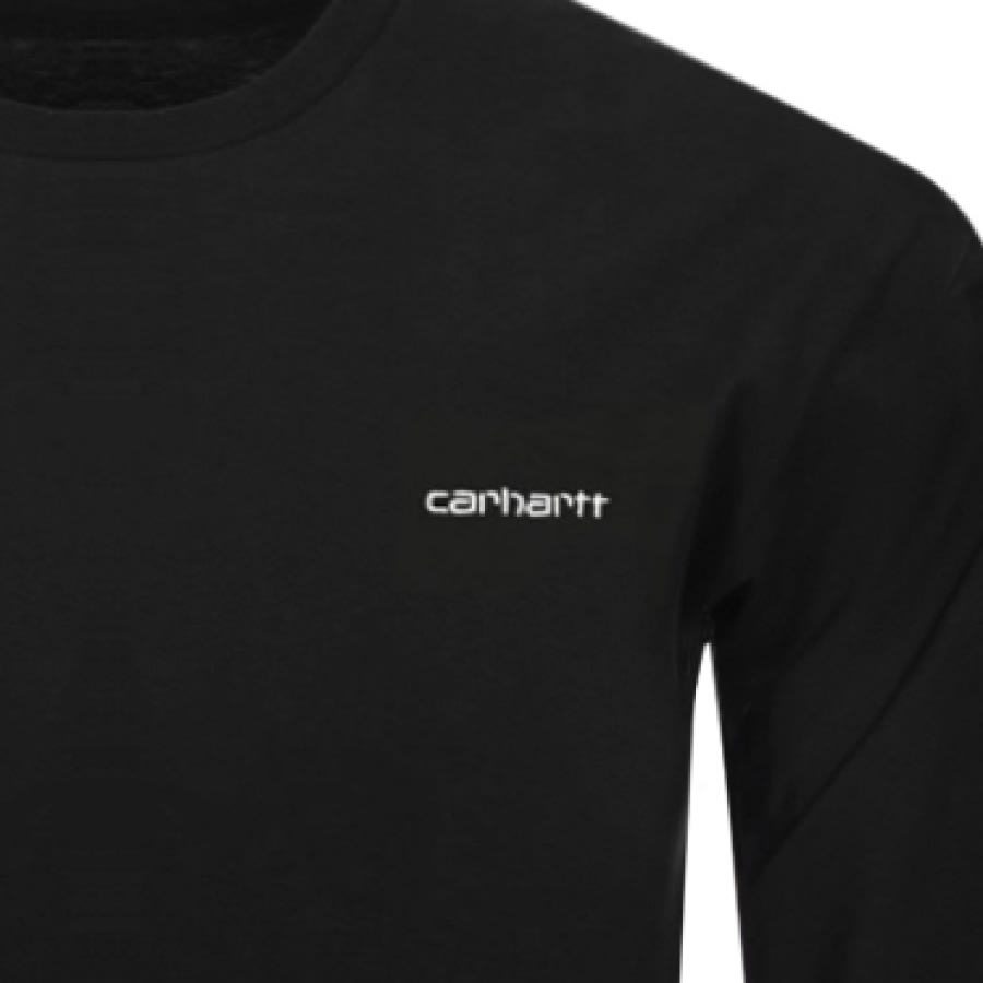 Alternative Image for ProductCarhartt Script Sweatshirt Black3